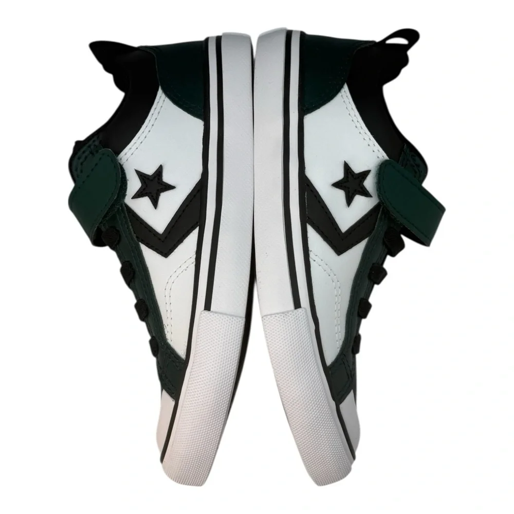 Converse Pro Blaze Kids Boys'‎ Leather Strap Hook Loop Athletic Shoes, Size 13